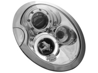 Přední světla Mini One/Cooper/Cooper S 02-04 Angel Eyes chrom Přední světla Mini One/Cooper/Cooper S 02-04 Angel Eyes chrom
